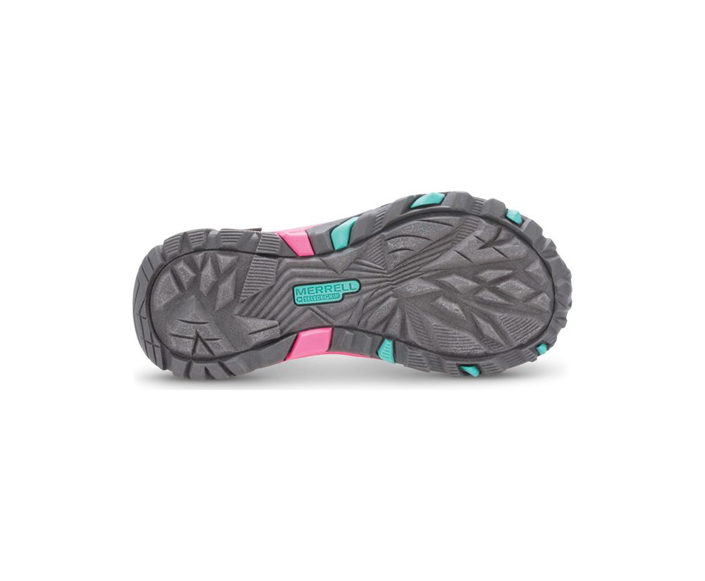 Merrell Sneakers Børn - Moab Fst Lav A/C Waterproof - Grå/Pink - CHM534127